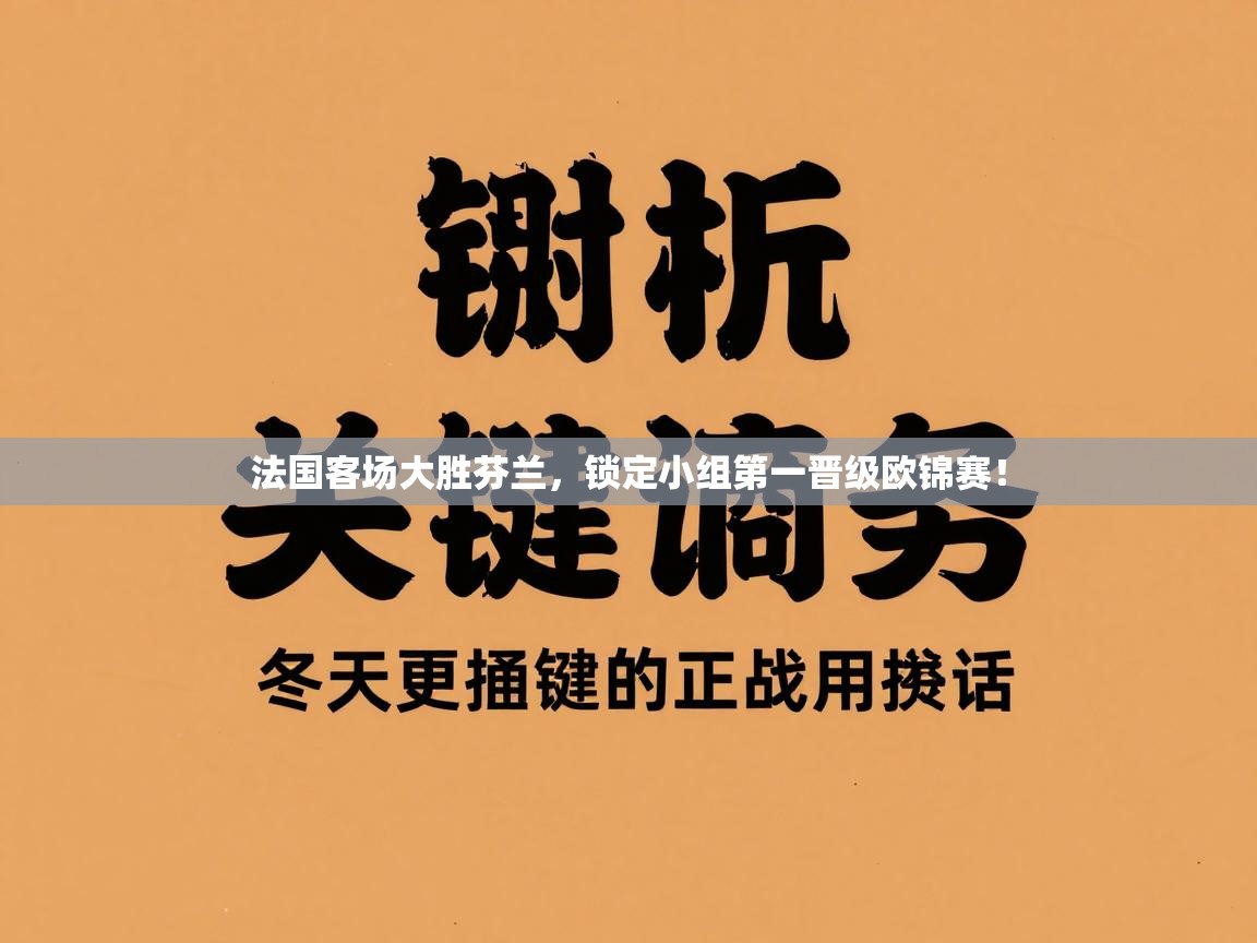 法国客场大胜芬兰,锁定小组第一晋级欧锦赛! 第2张